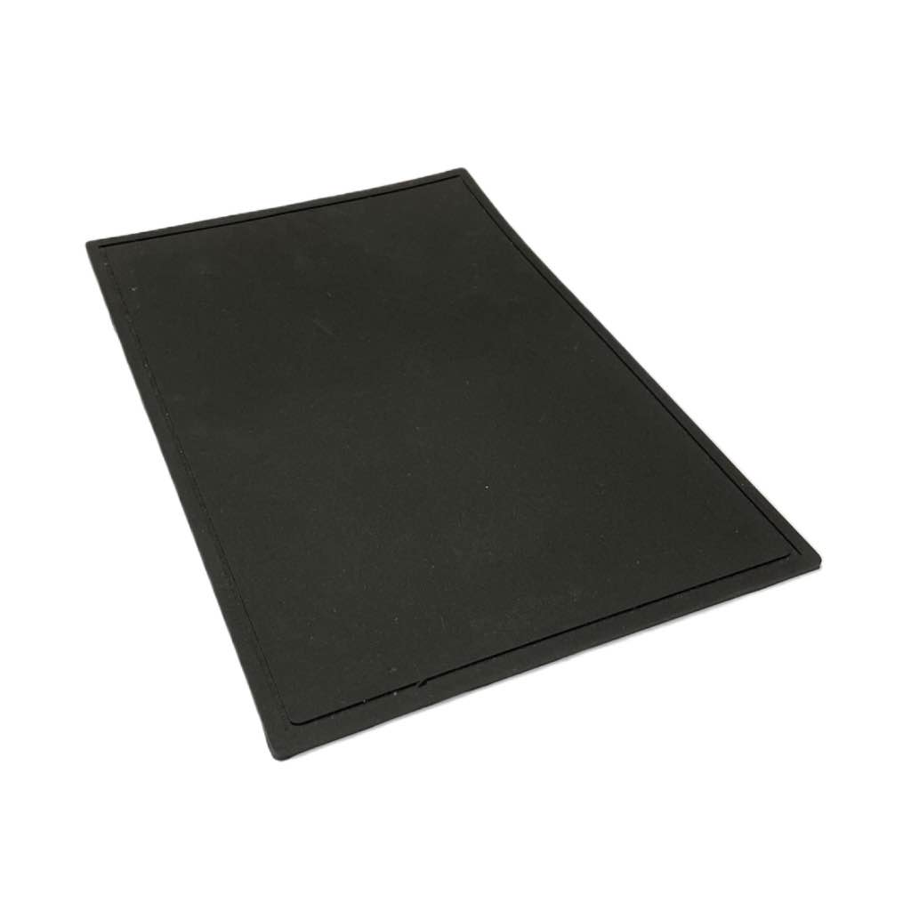 Gummi-Abriebschutz 21x31cm 4mm profillose Oberfläche schwarz