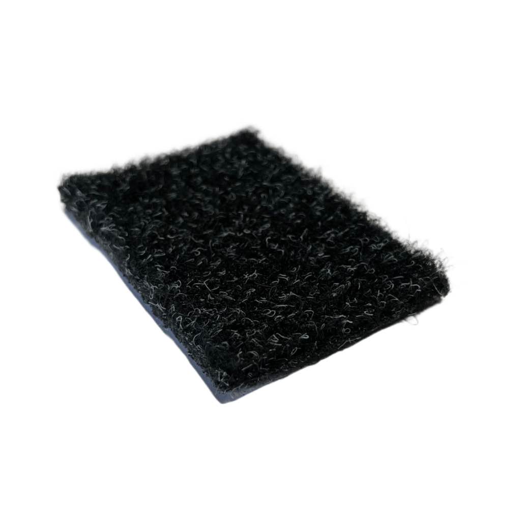 Autoteppich Velours formbar 6mm Breite 2000mm schwarz-hellgrau-meliert